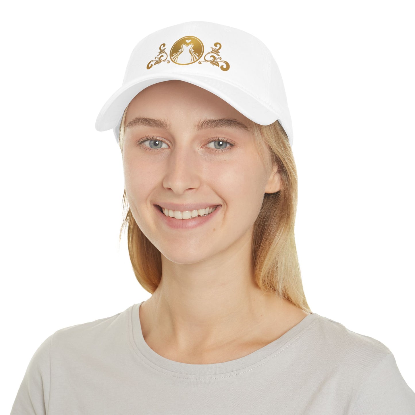 Keepsake Couture Logo White Baseball Cap