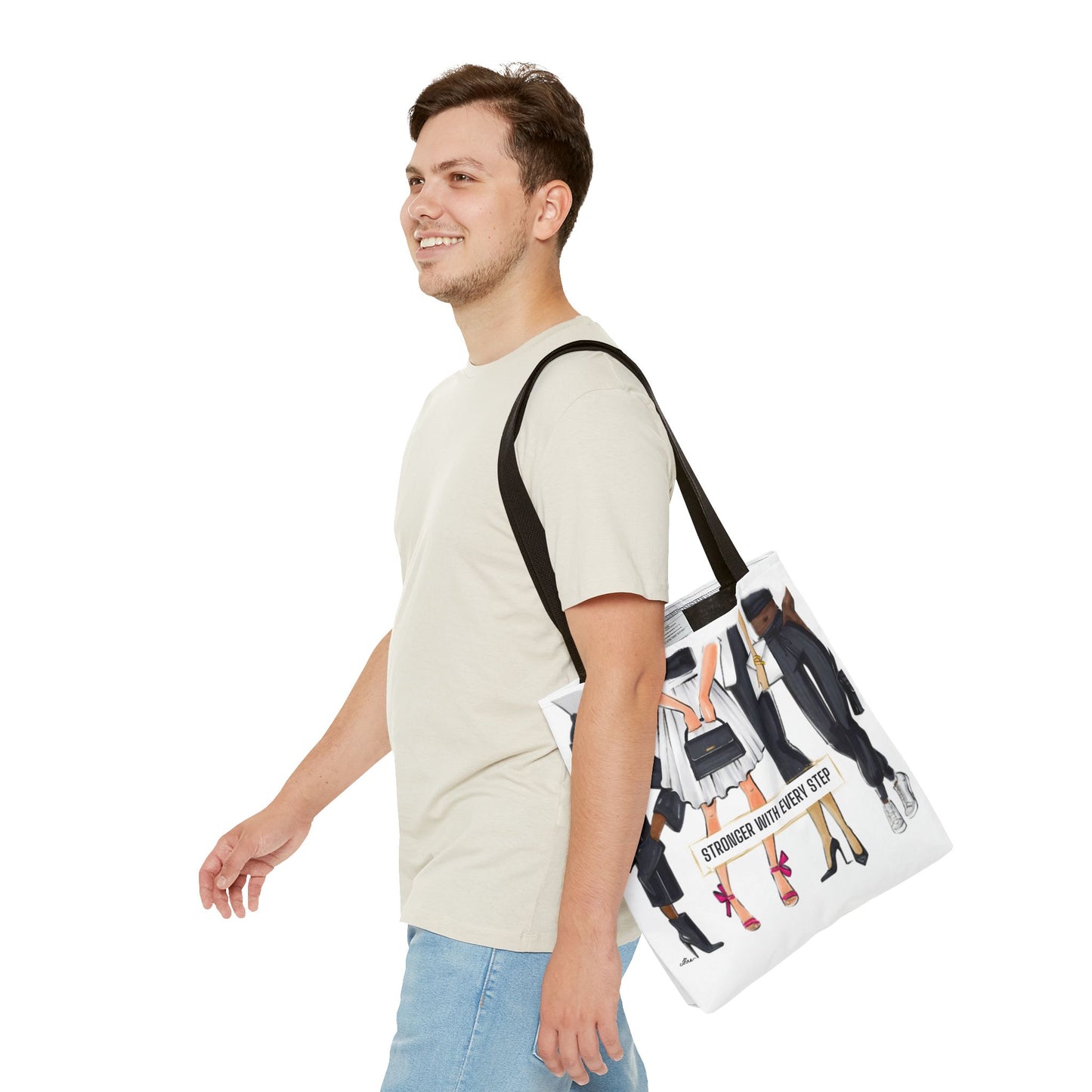 Keepsake Couture Motivational Fashion Illustrated Tote Bag