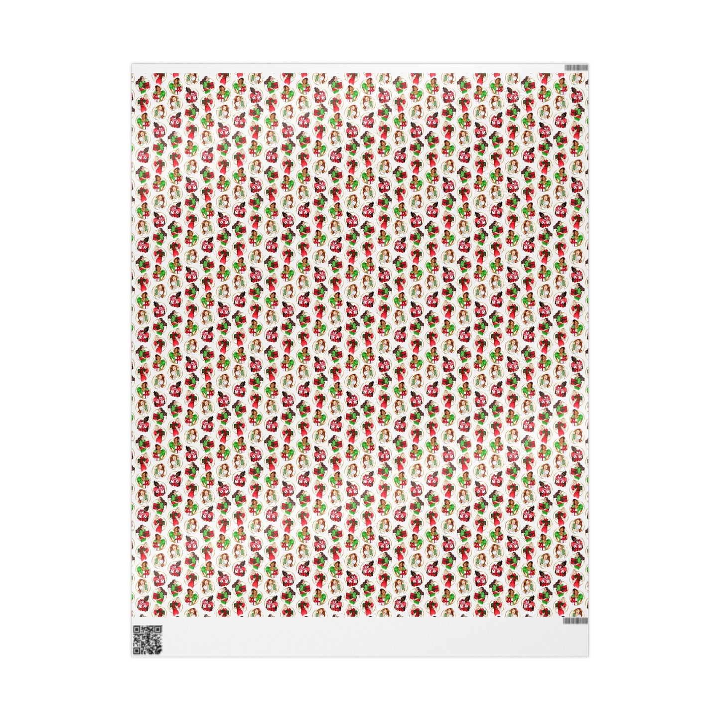 Fashion Illustrated Holiday Wrapping Paper
