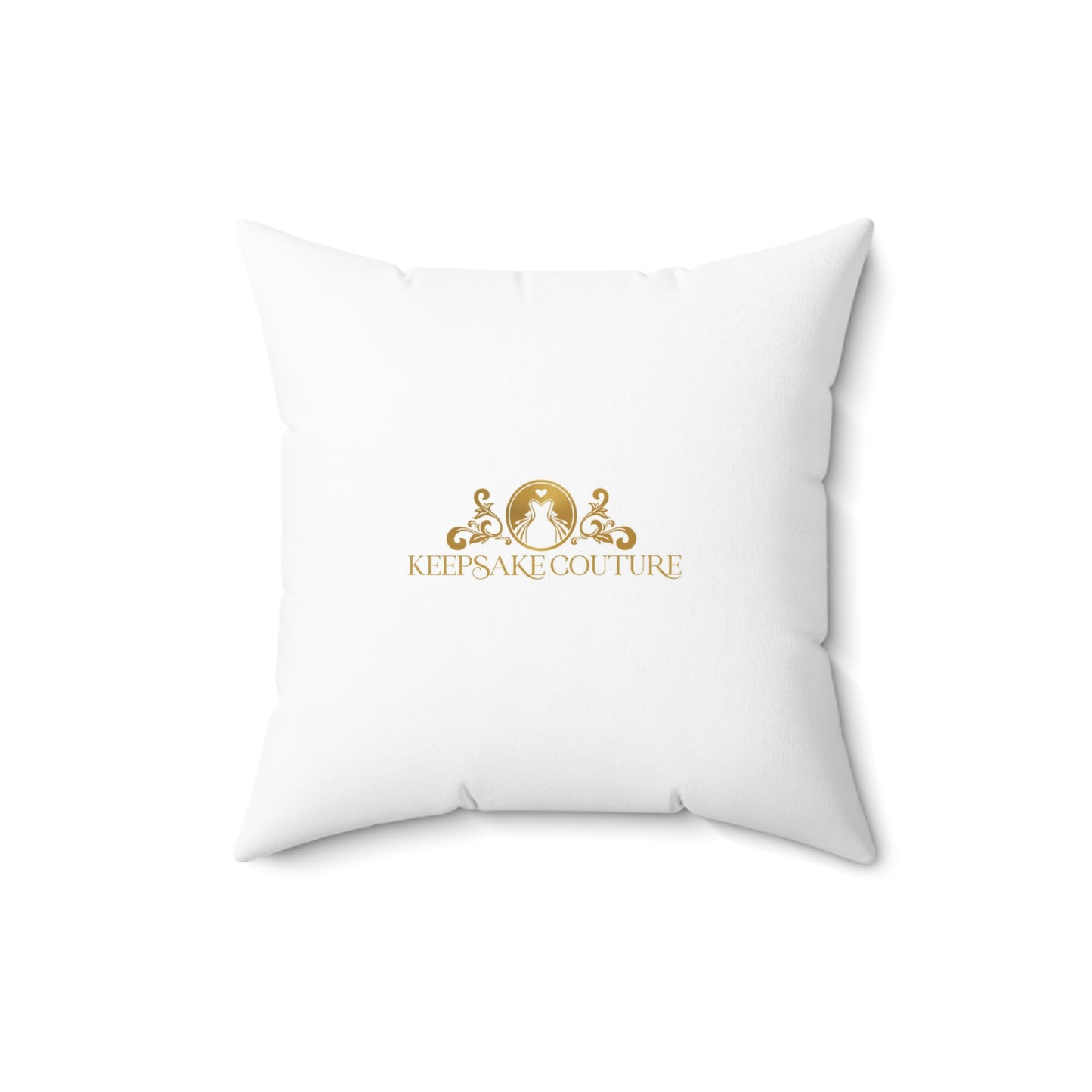Keepsake Couture Motivational Fashion Illustration Square Pillow