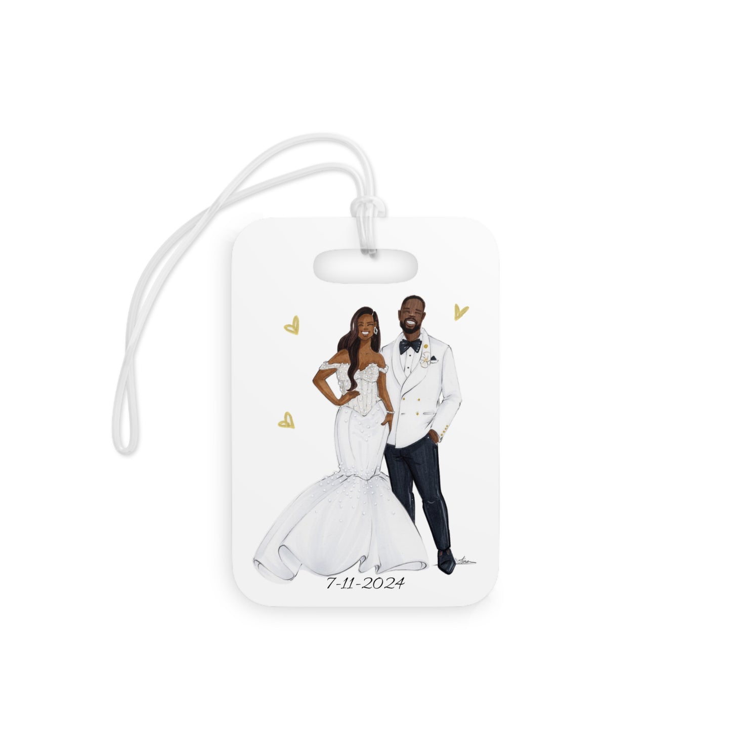 Custom Illustrated Luggage Tags