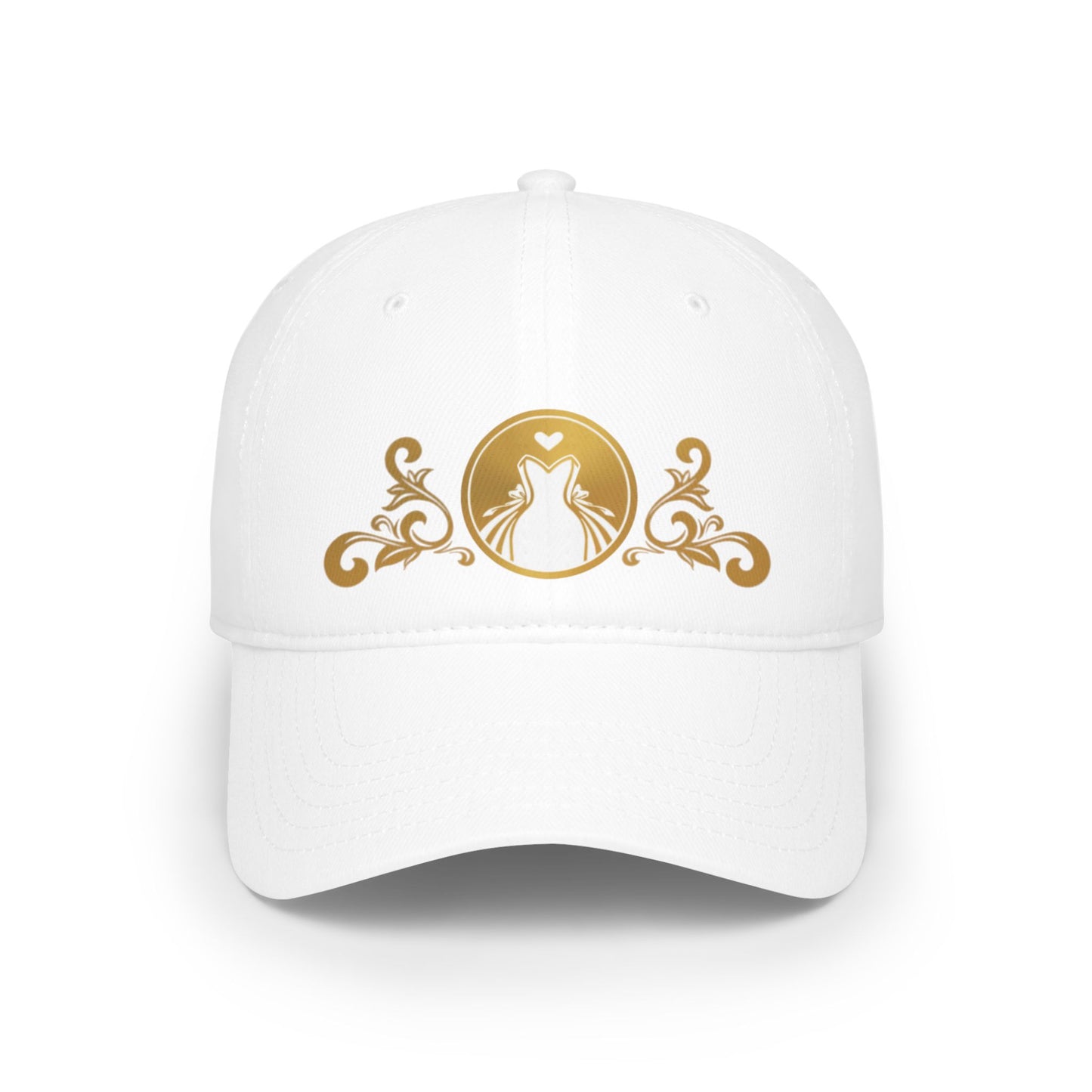 Keepsake Couture Logo White Baseball Cap