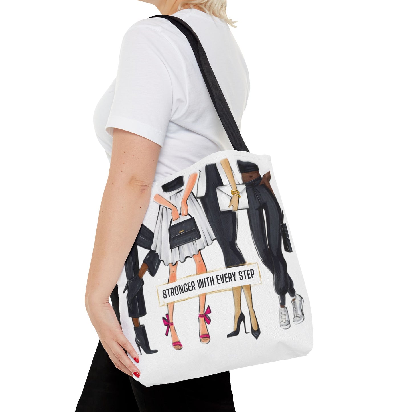 Keepsake Couture Motivational Fashion Illustrated Tote Bag