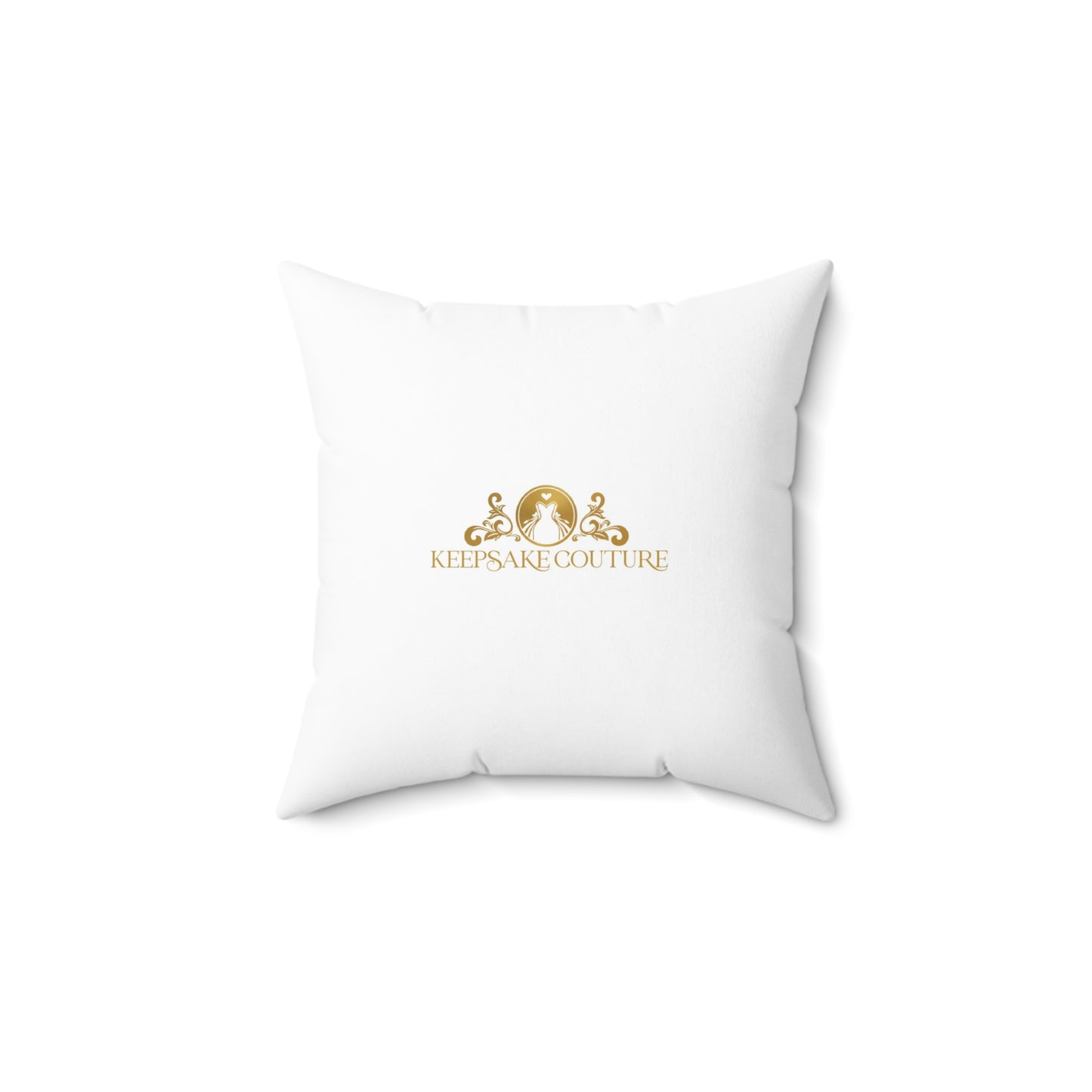 Keepsake Couture Motivational Fashion Illustration Square Pillow