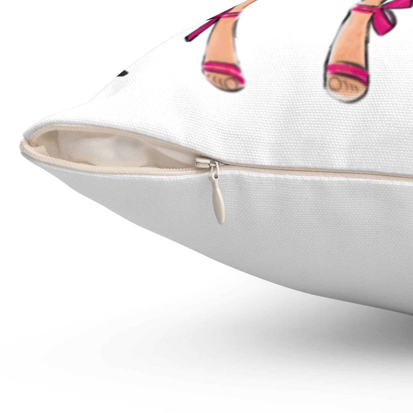 Keepsake Couture Motivational Fashion Illustration Square Pillow