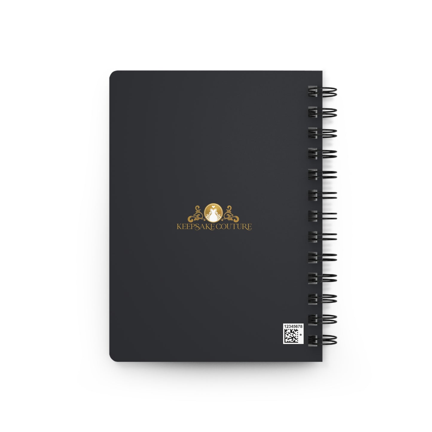 Keepsake Couture Personalized Fashion Illustrated Spiral Bound Notebook Journal