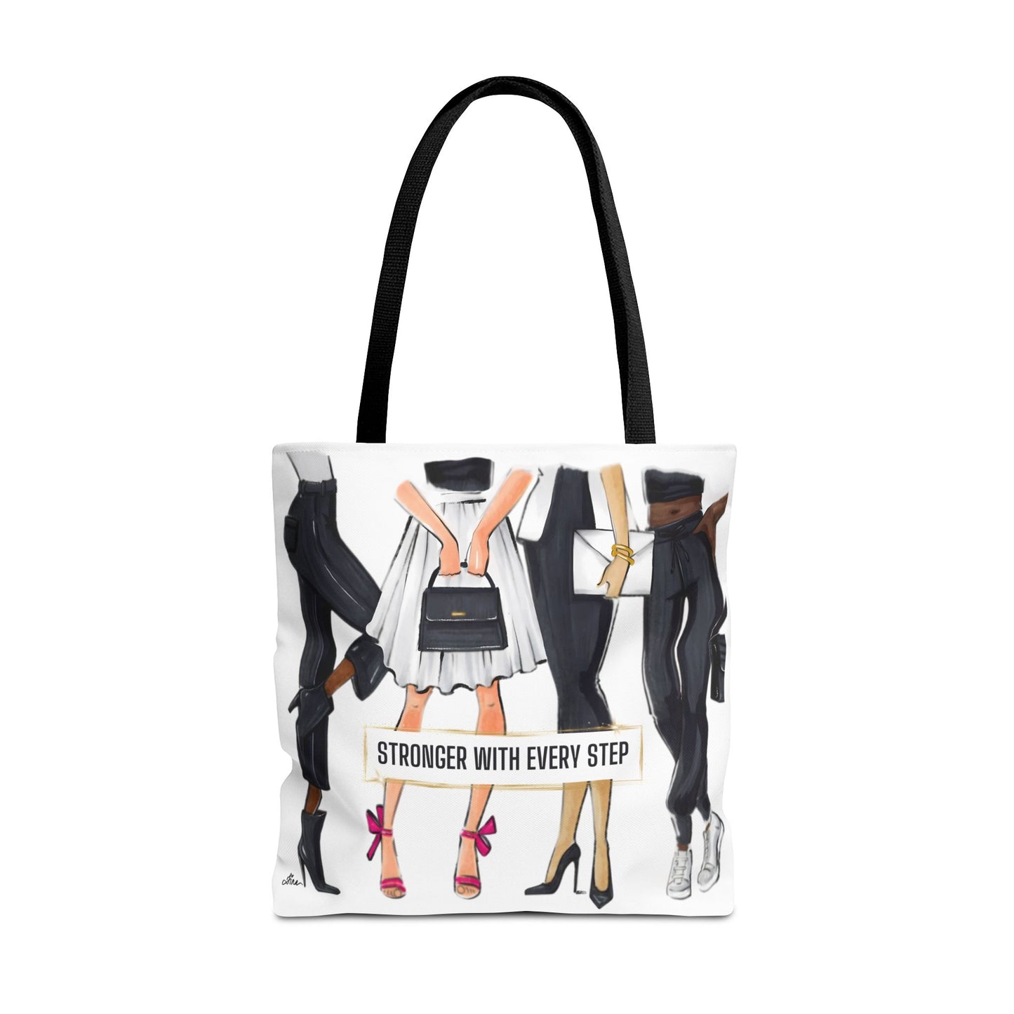 Keepsake Couture Motivational Fashion Illustrated Tote Bag
