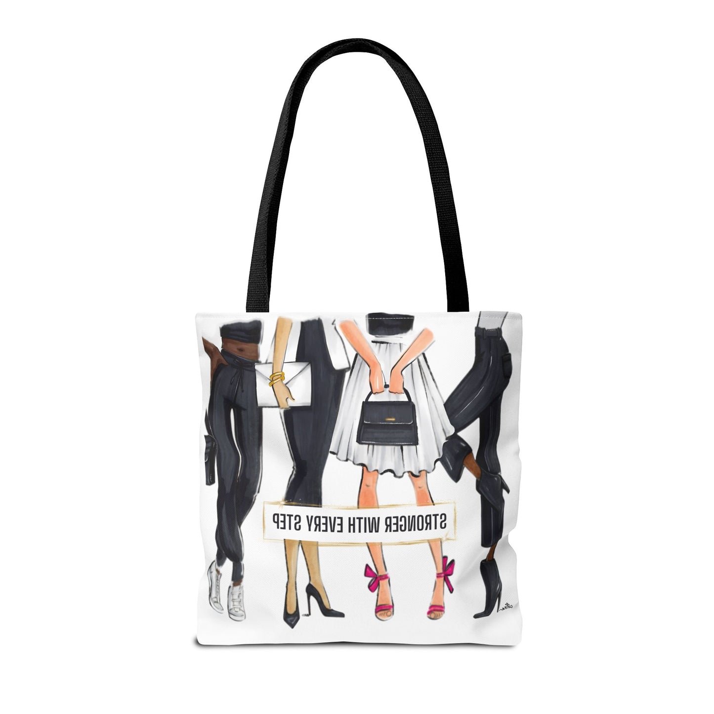 Keepsake Couture Motivational Fashion Illustrated Tote Bag
