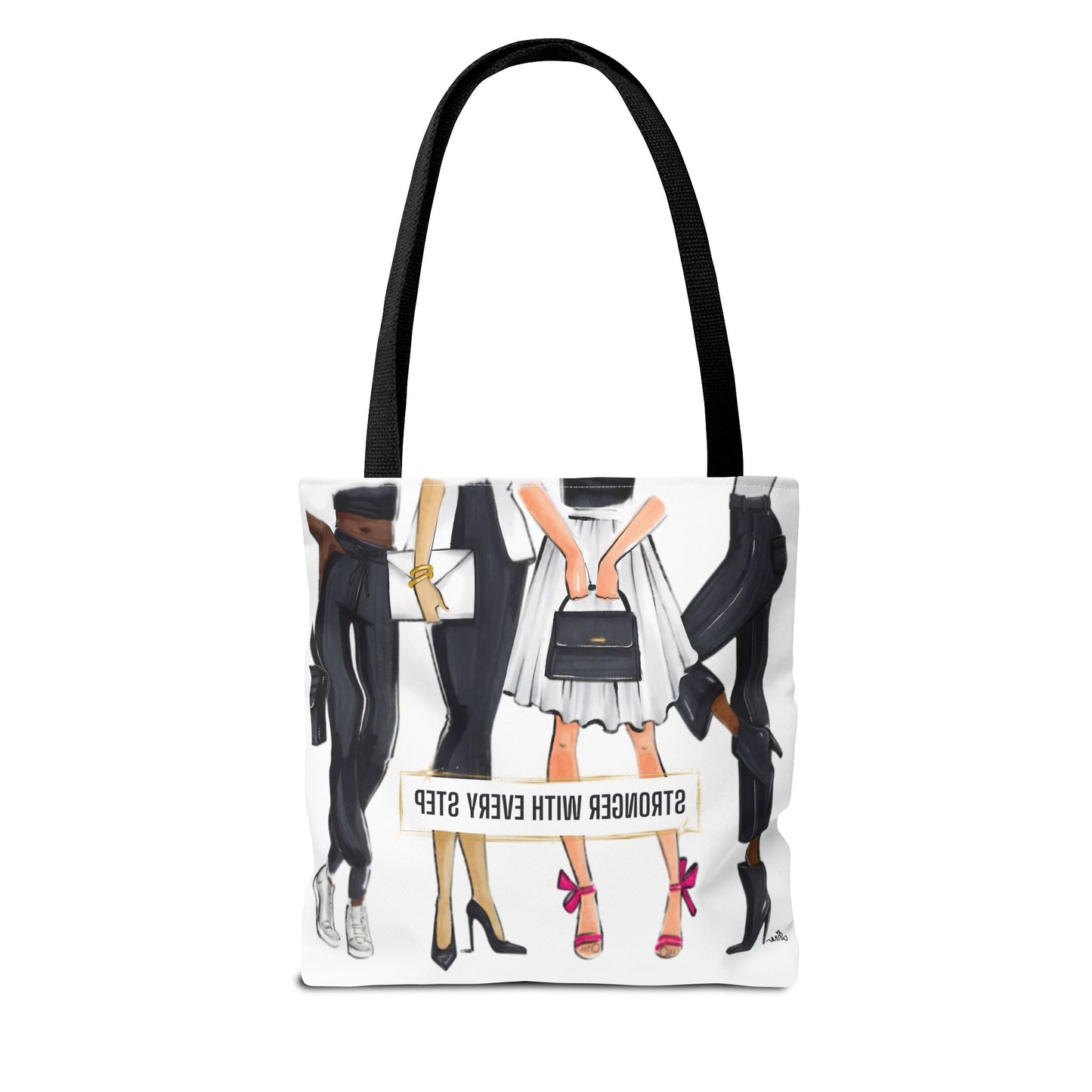 Keepsake Couture Motivational Fashion Illustrated Tote Bag