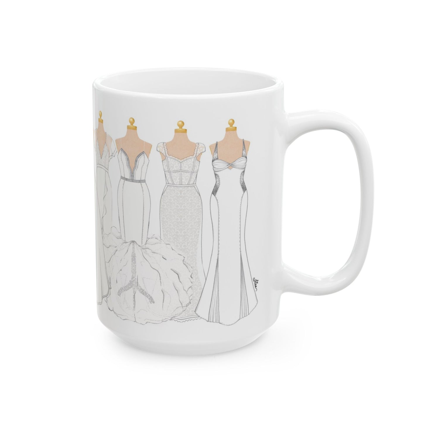 Keepsake Couture Wedding Gown Bridal Mug