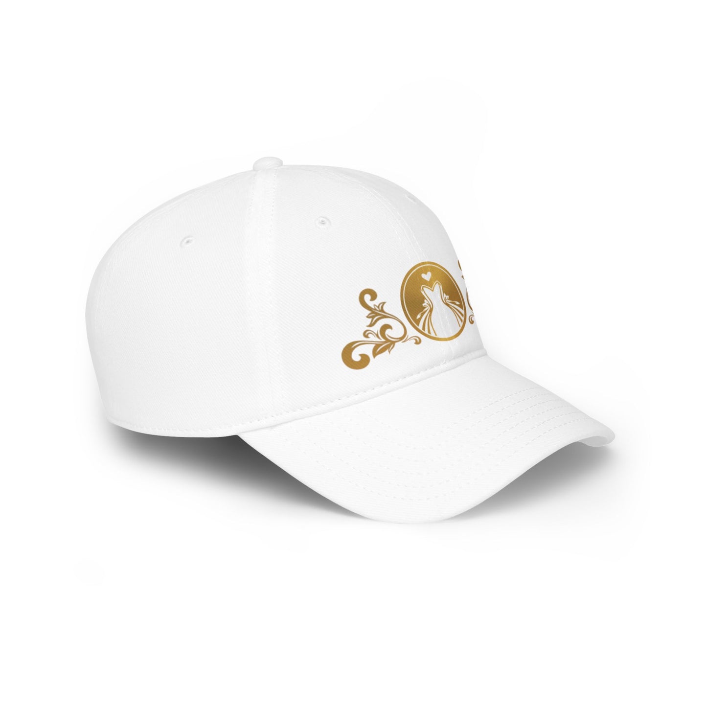 Keepsake Couture Logo White Baseball Cap