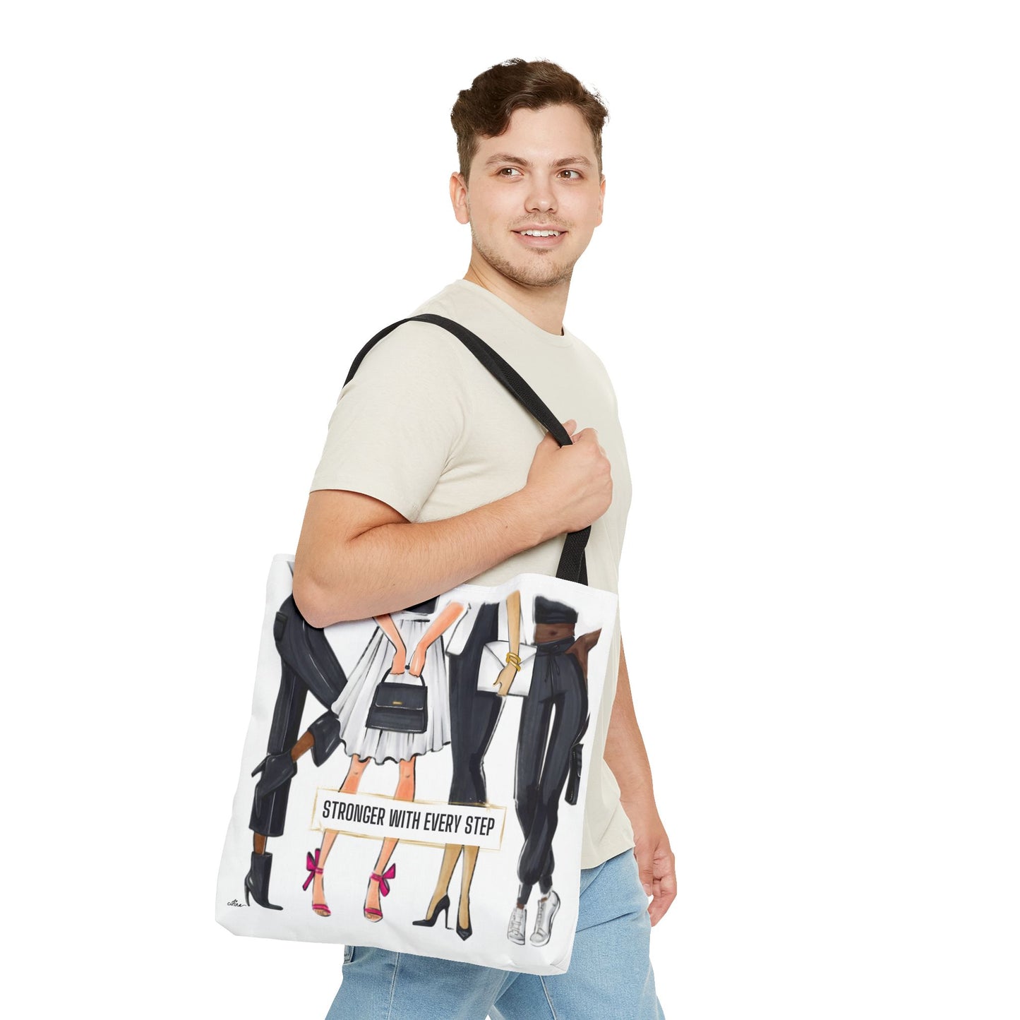 Keepsake Couture Motivational Fashion Illustrated Tote Bag