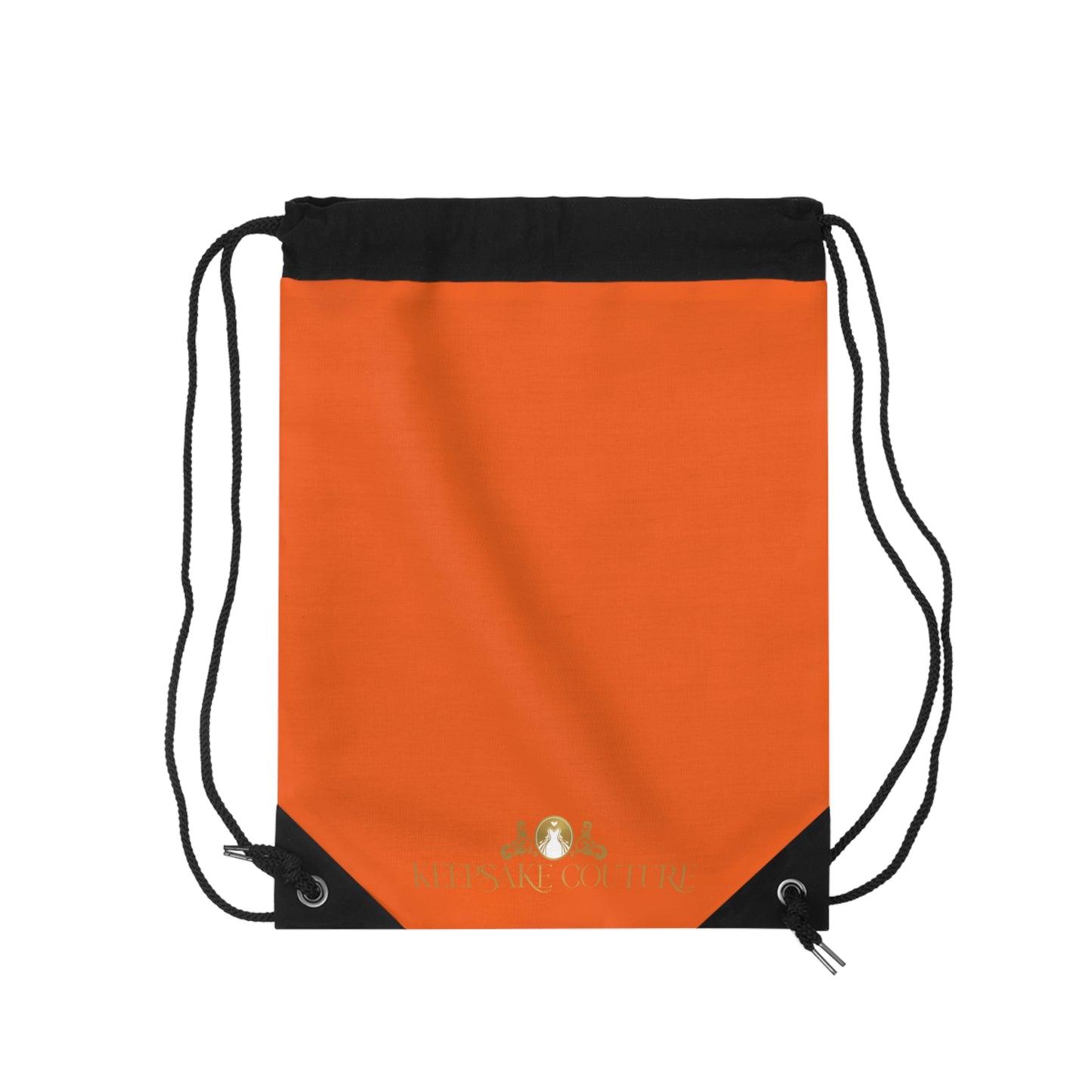 Keepsake Couture Fashion Illustrated Game Day Drawstring Bag - BROWN & ORANGE TEAMS