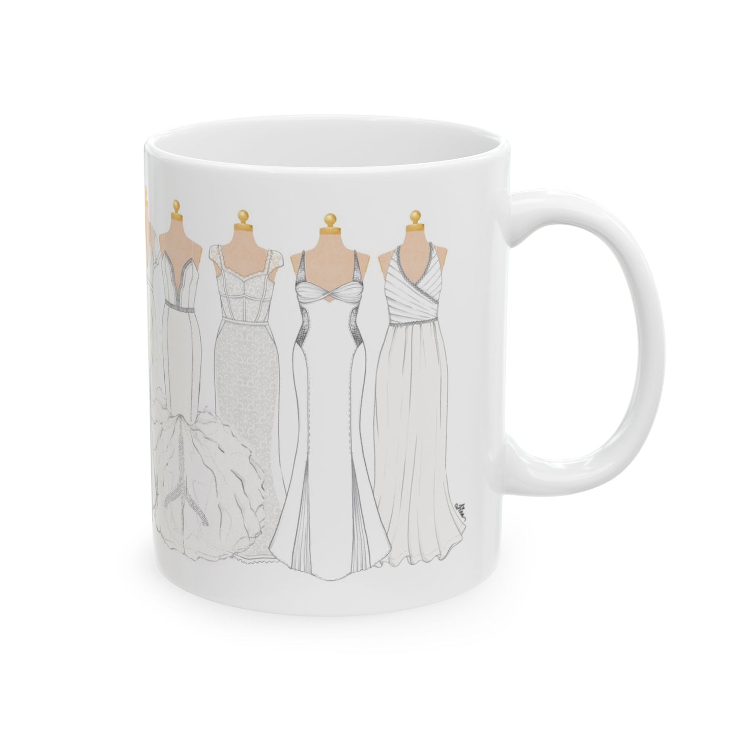 Keepsake Couture Wedding Gown Bridal Mug