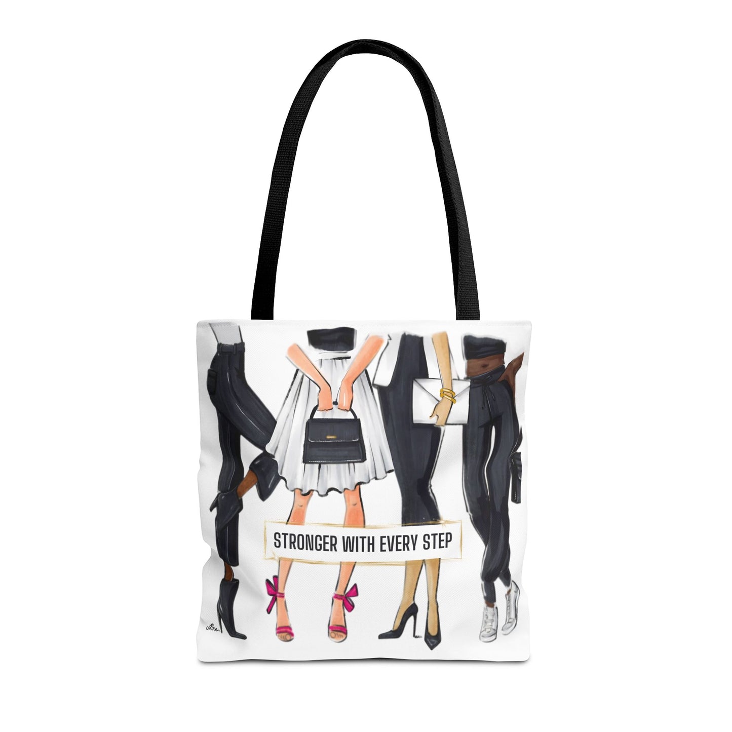 Keepsake Couture Motivational Fashion Illustrated Tote Bag