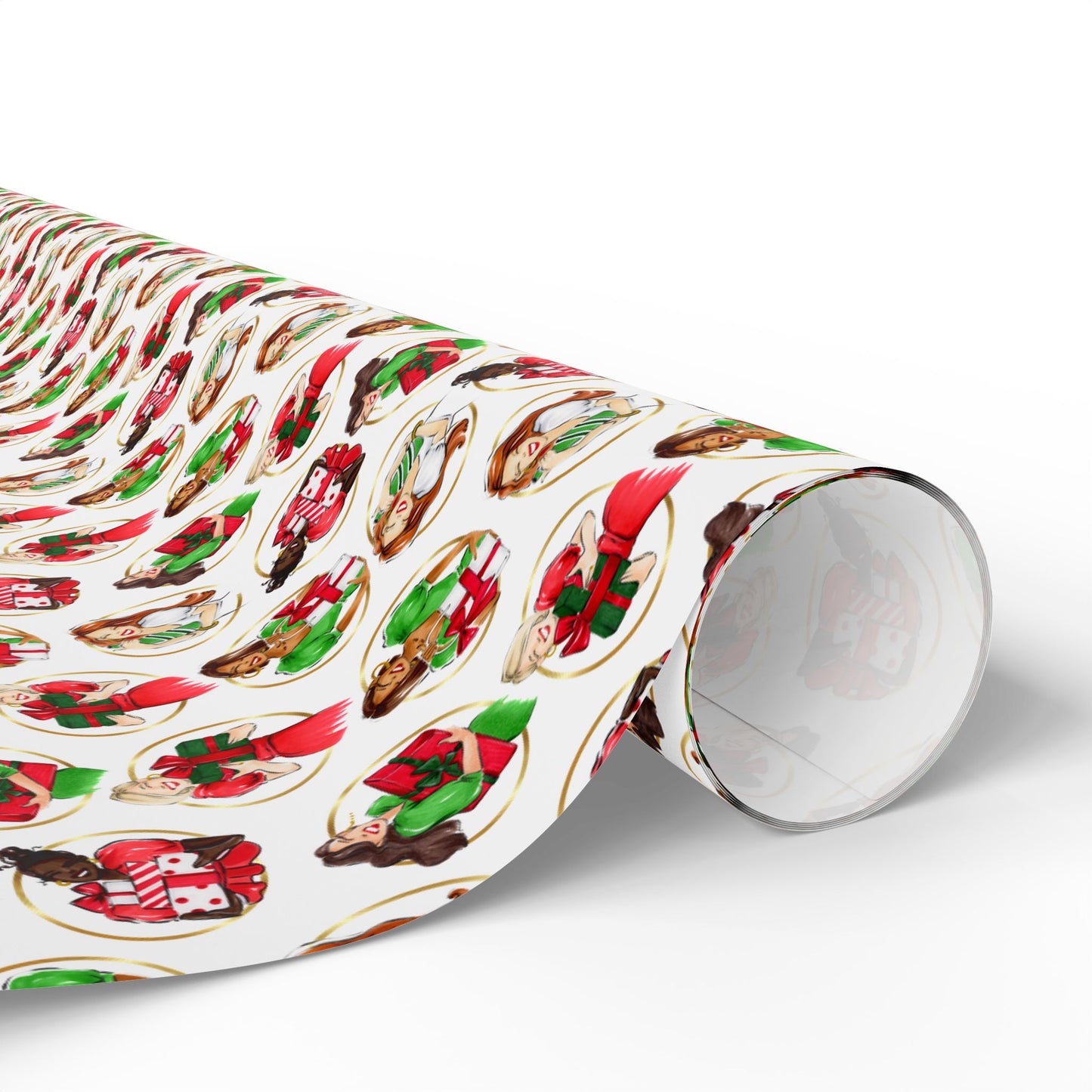 Fashion Illustrated Holiday Wrapping Paper