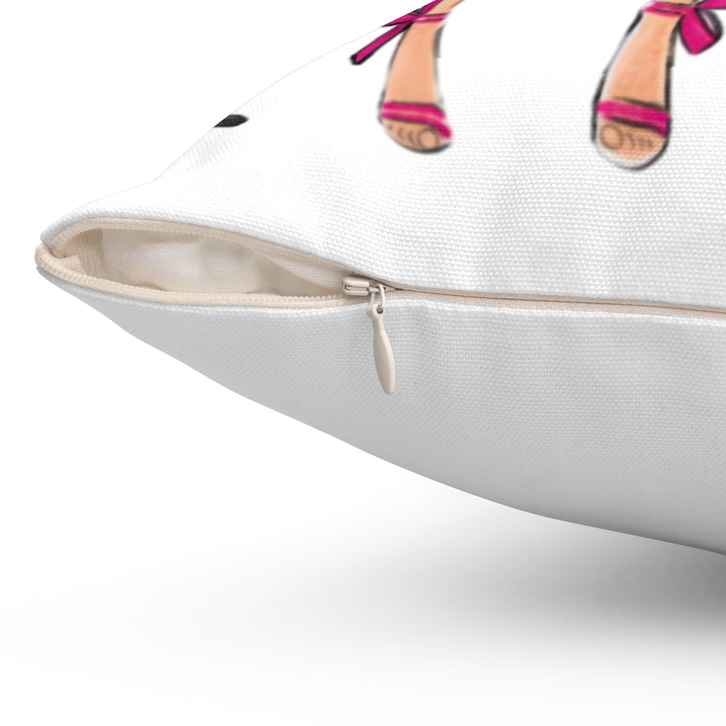 Keepsake Couture Motivational Fashion Illustration Square Pillow