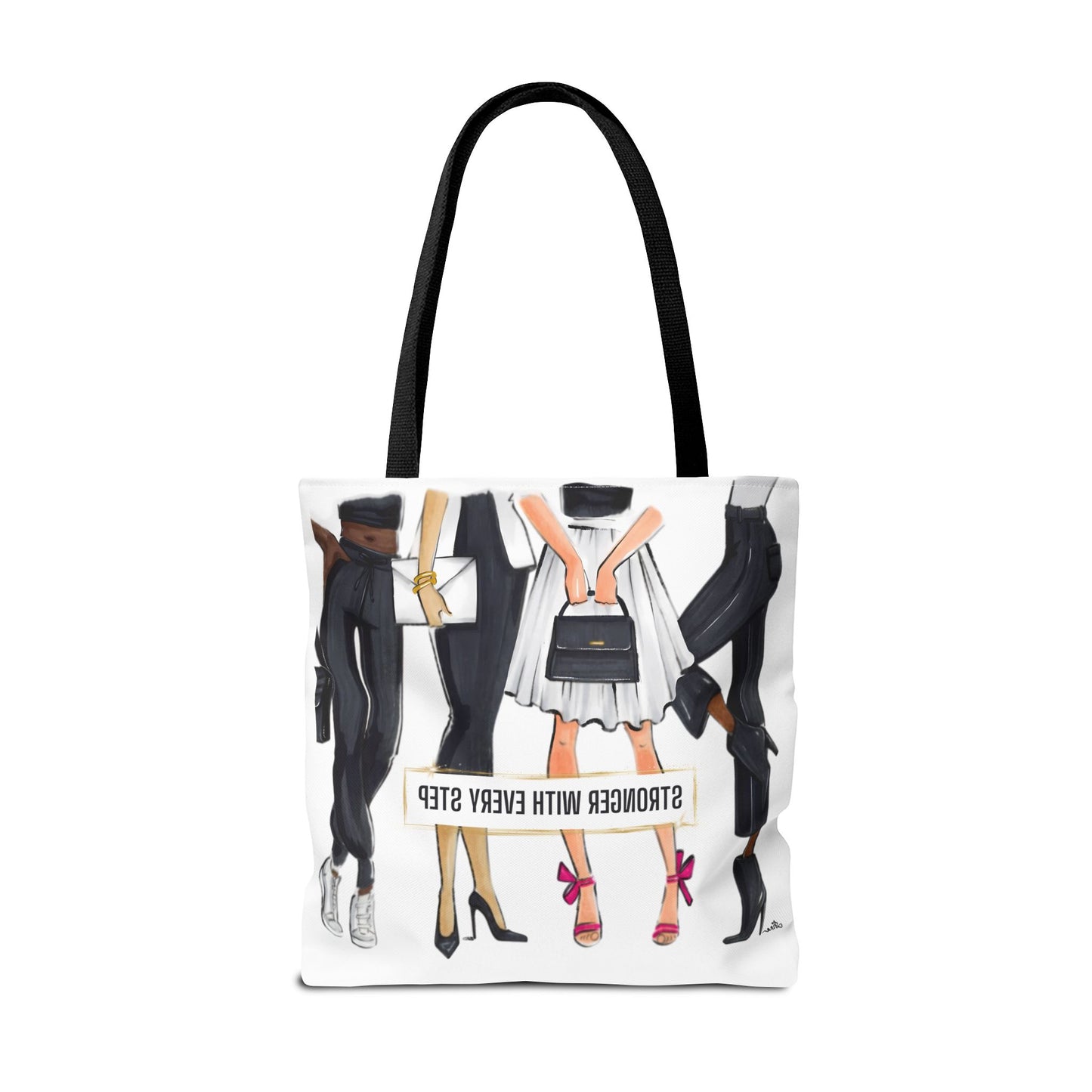 Keepsake Couture Motivational Fashion Illustrated Tote Bag