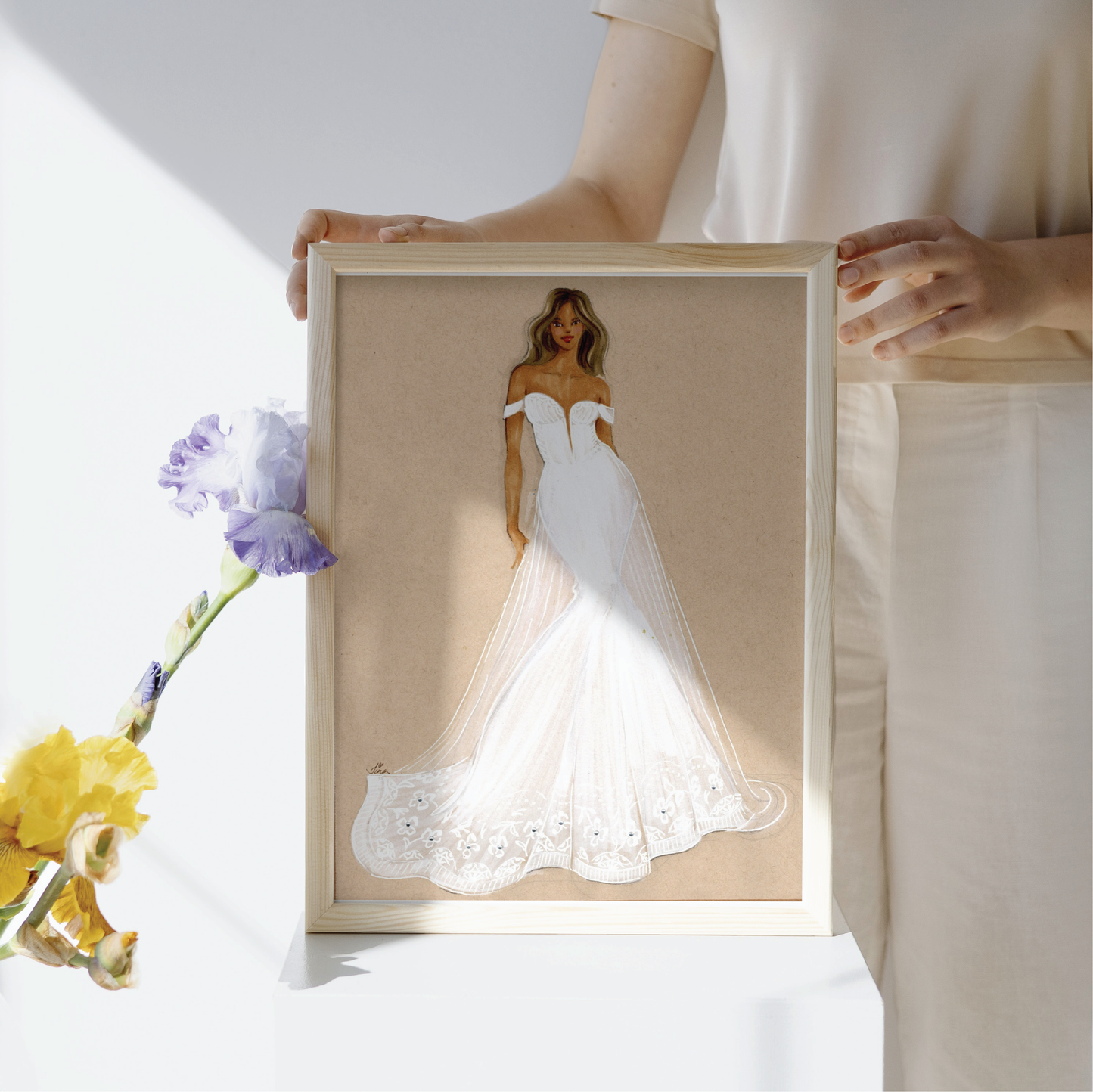 Custom Bride Fashion Illustration