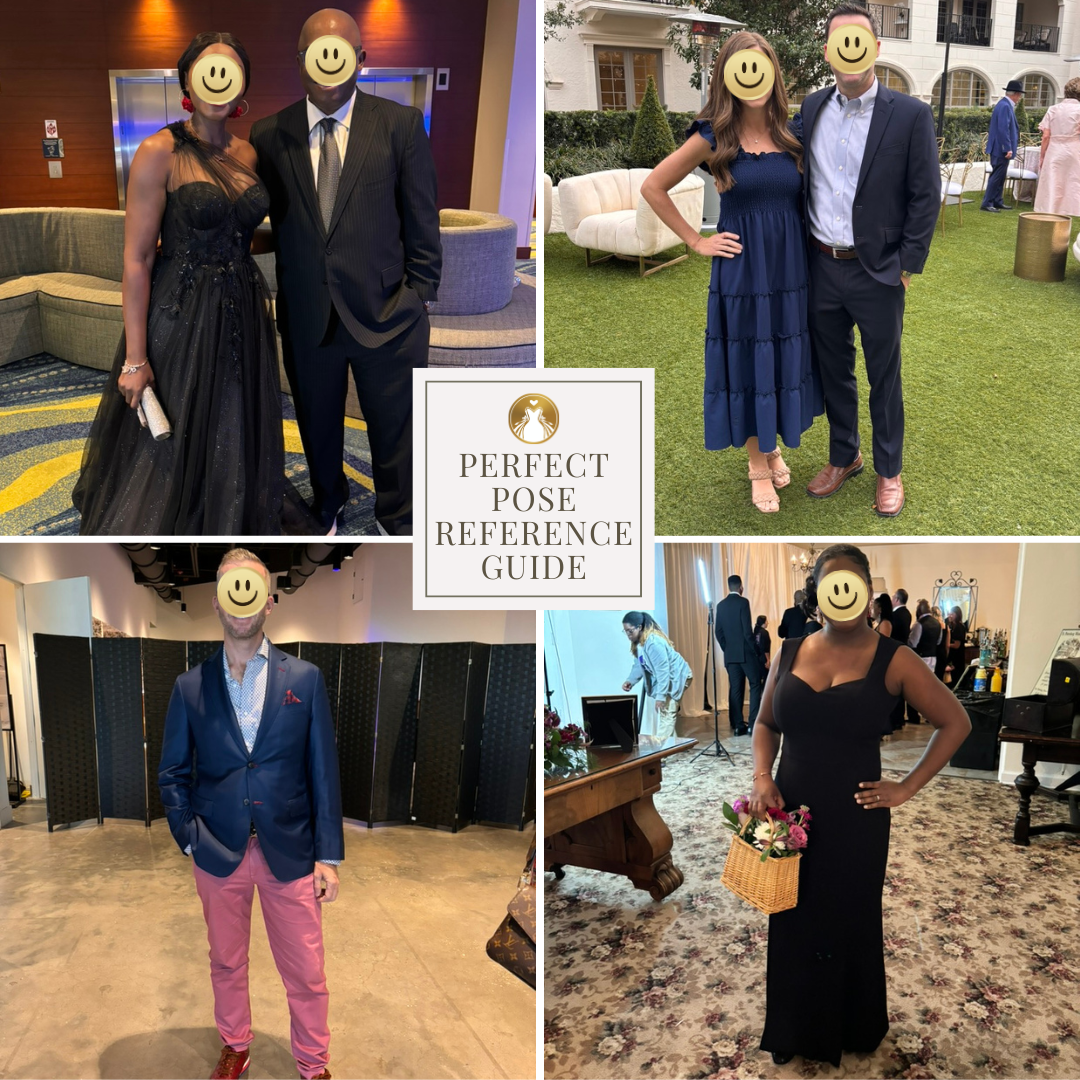 Custom Illustrated Family Holiday Flat Cards w/ Gold Foil Accent