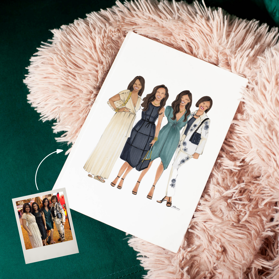 Unframed 8x10 Custom Fashion Illustration