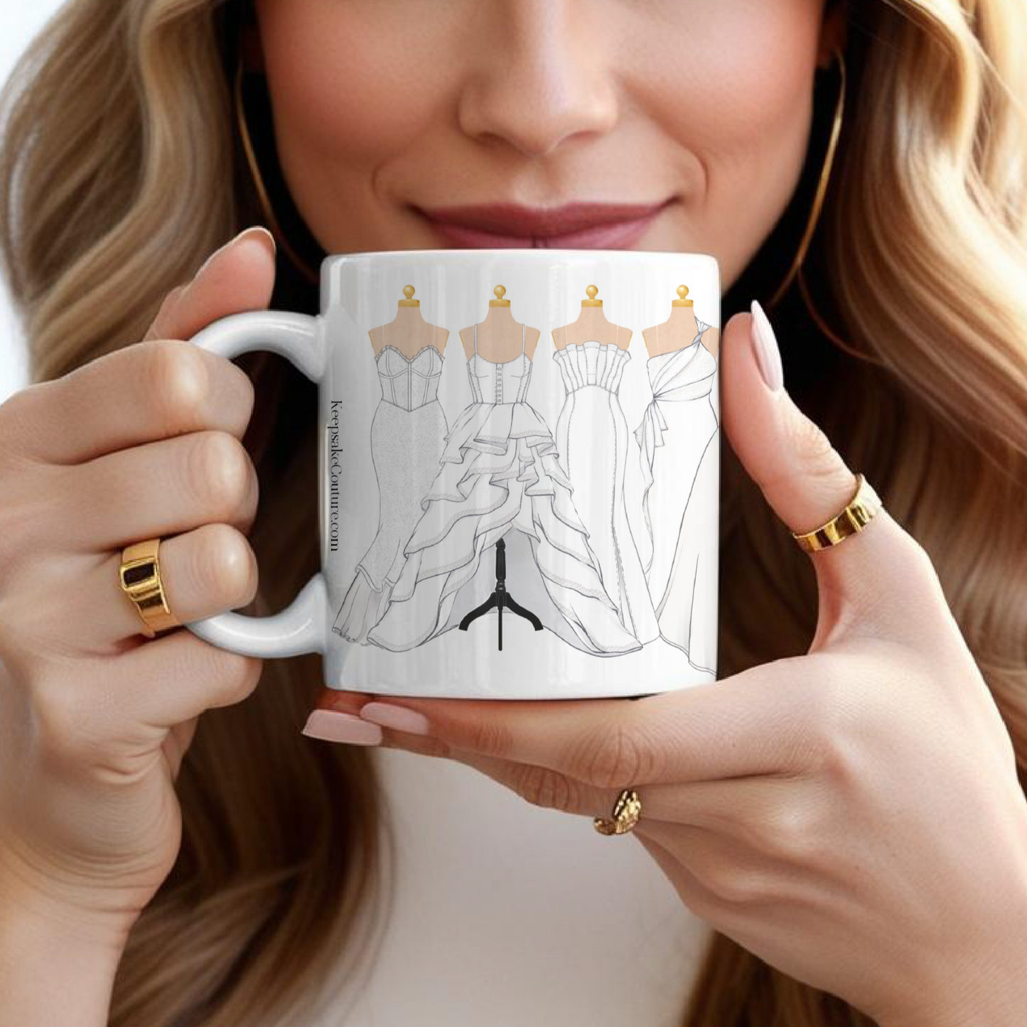 Keepsake Couture Wedding Gown Bridal Mug