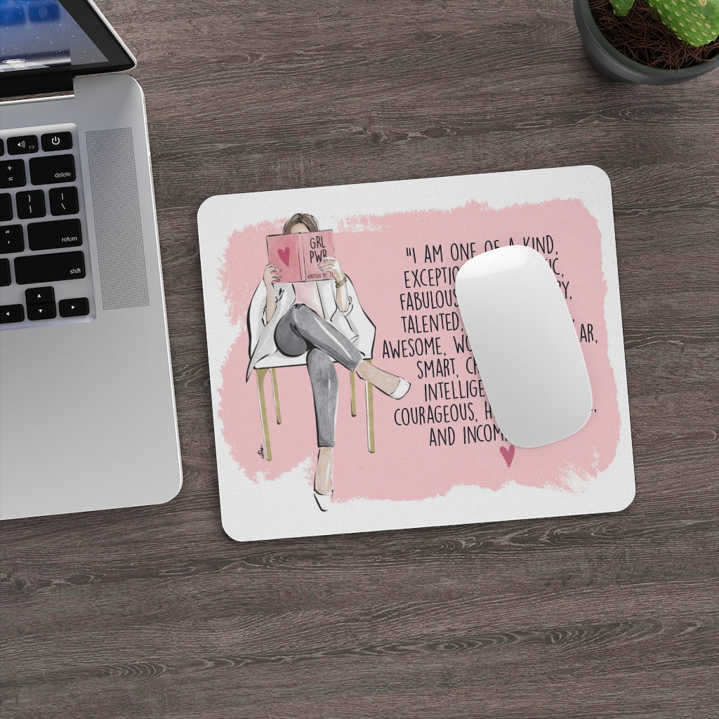 Self Love Fashion Illustrated Mouse Pad