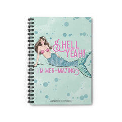 Mermaid Fashion Illustrated Notebook