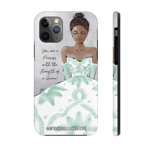 Princess and Queen Fashion Illustration Phone Case