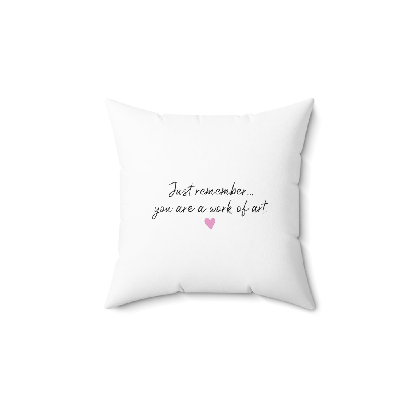 Keepsake Couture Inspirational Fashion Illustrated Square Pillow