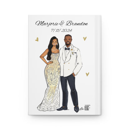 Custom Illustrated Wedding Journal