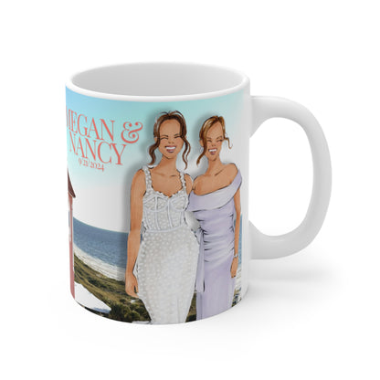 Megan & Nancy Wedding Illustrated Mug