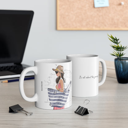 Keepsake Couture Inspirational Journey Fashion Illustrated Mug