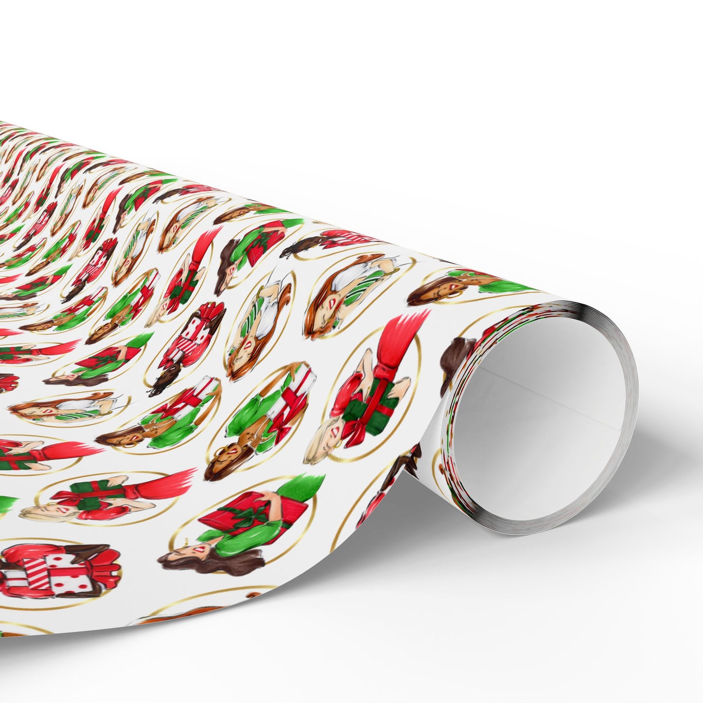 Fashion Illustrated Holiday Wrapping Paper