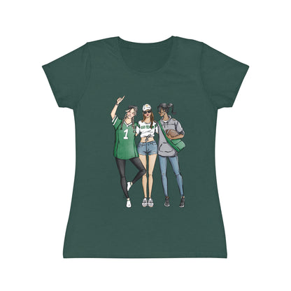 Keepsake Couture Fashion Illustrated Game Day Tee Shirt (multiple team colors)