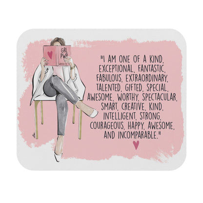 Keepsake Couture Fashion Illustrated Motivational Mouse Pad