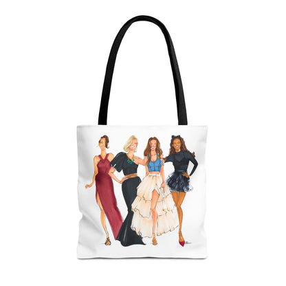 Keepsake Couture Travel Fashion Illustrated Tote Bag