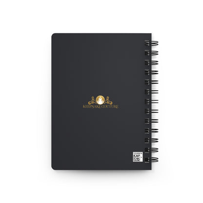 Keepsake Couture Personalized Fashion Illustrated Spiral Bound Notebook Journal