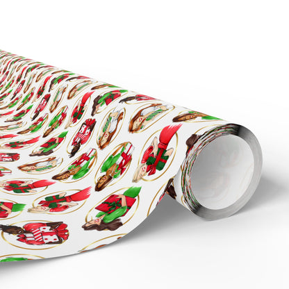 Fashion Illustrated Holiday Wrapping Paper