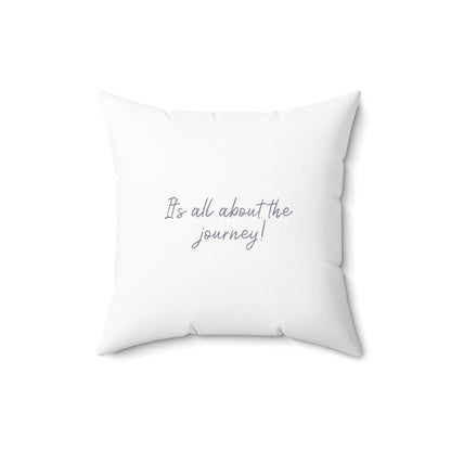 Keepsake Couture Inspirational Journey Fashion Illustrated Square Pillow