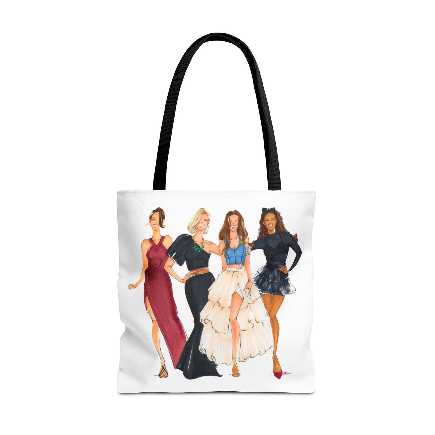 Keepsake Couture Travel Fashion Illustrated Tote Bag