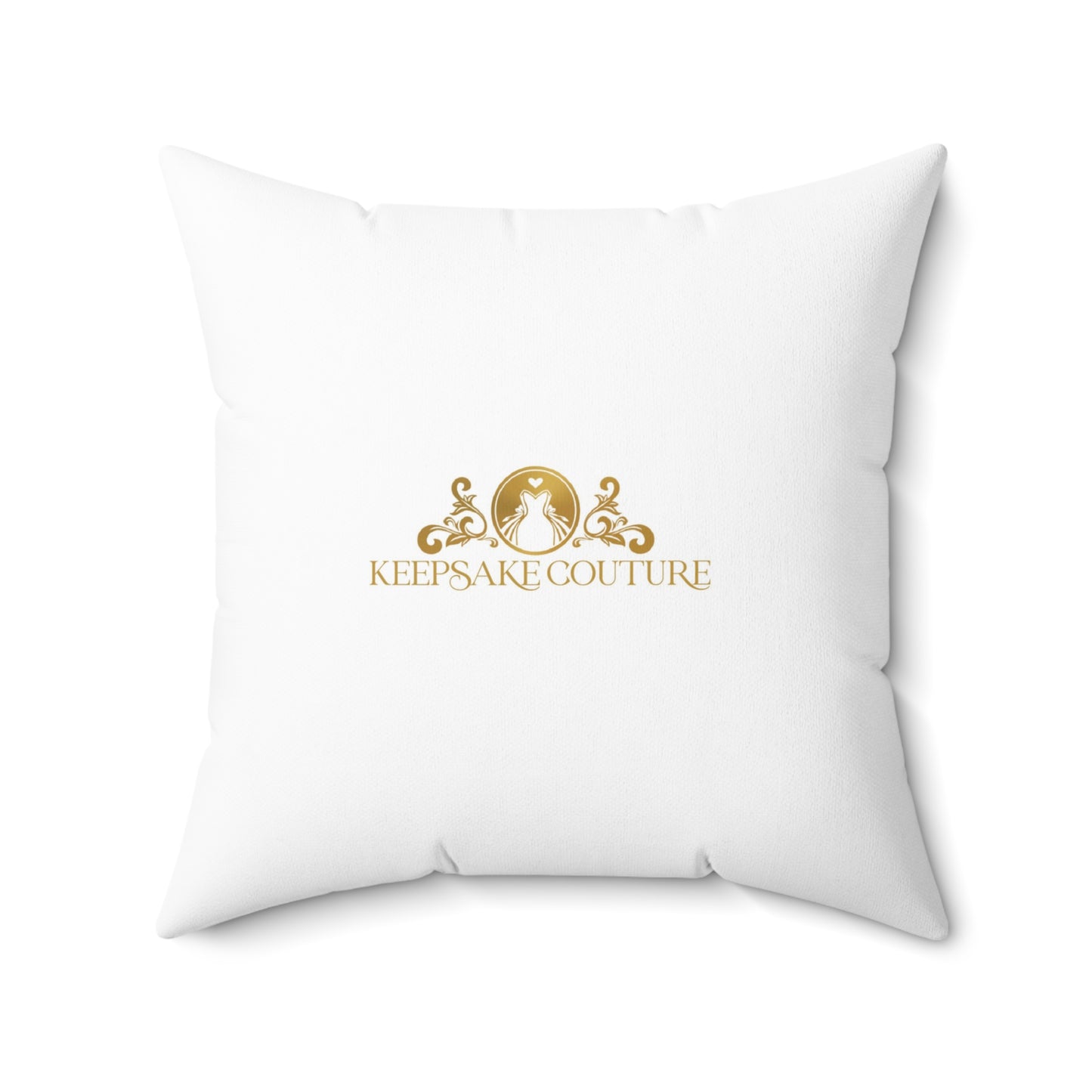 Keepsake Couture Motivational Fashion Illustration Square Pillow