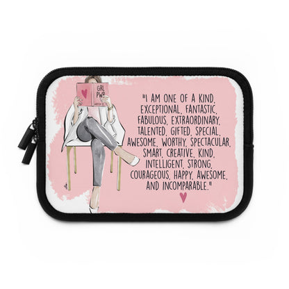 Keepsake Couture Motivational Fashion Illustrated Laptop Sleeve (multiple sizes available)