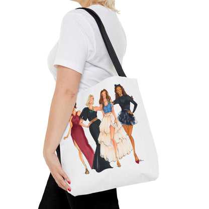 Keepsake Couture Travel Fashion Illustrated Tote Bag