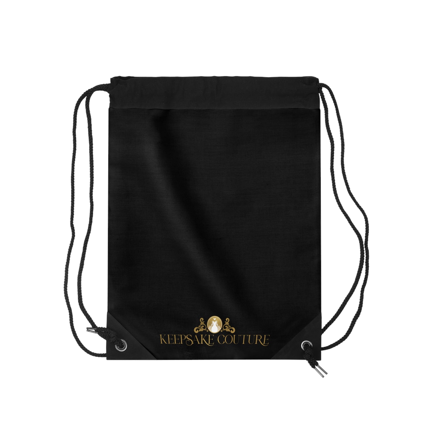 Keepsake Couture Fashion Illustrated Game Day Drawstring Bag - BLACK TEAMS