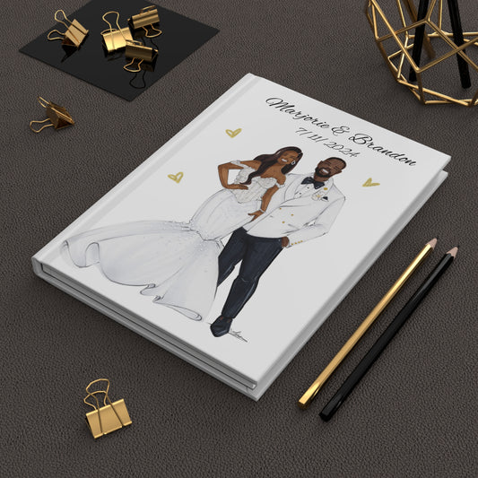 Custom Illustrated Wedding Journal