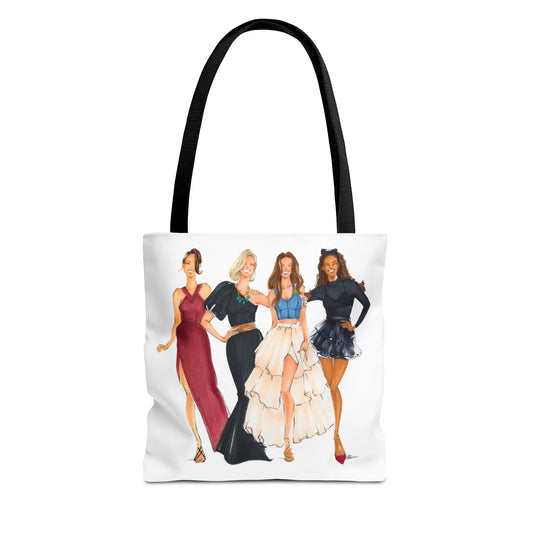 Keepsake Couture Travel Fashion Illustrated Tote Bag