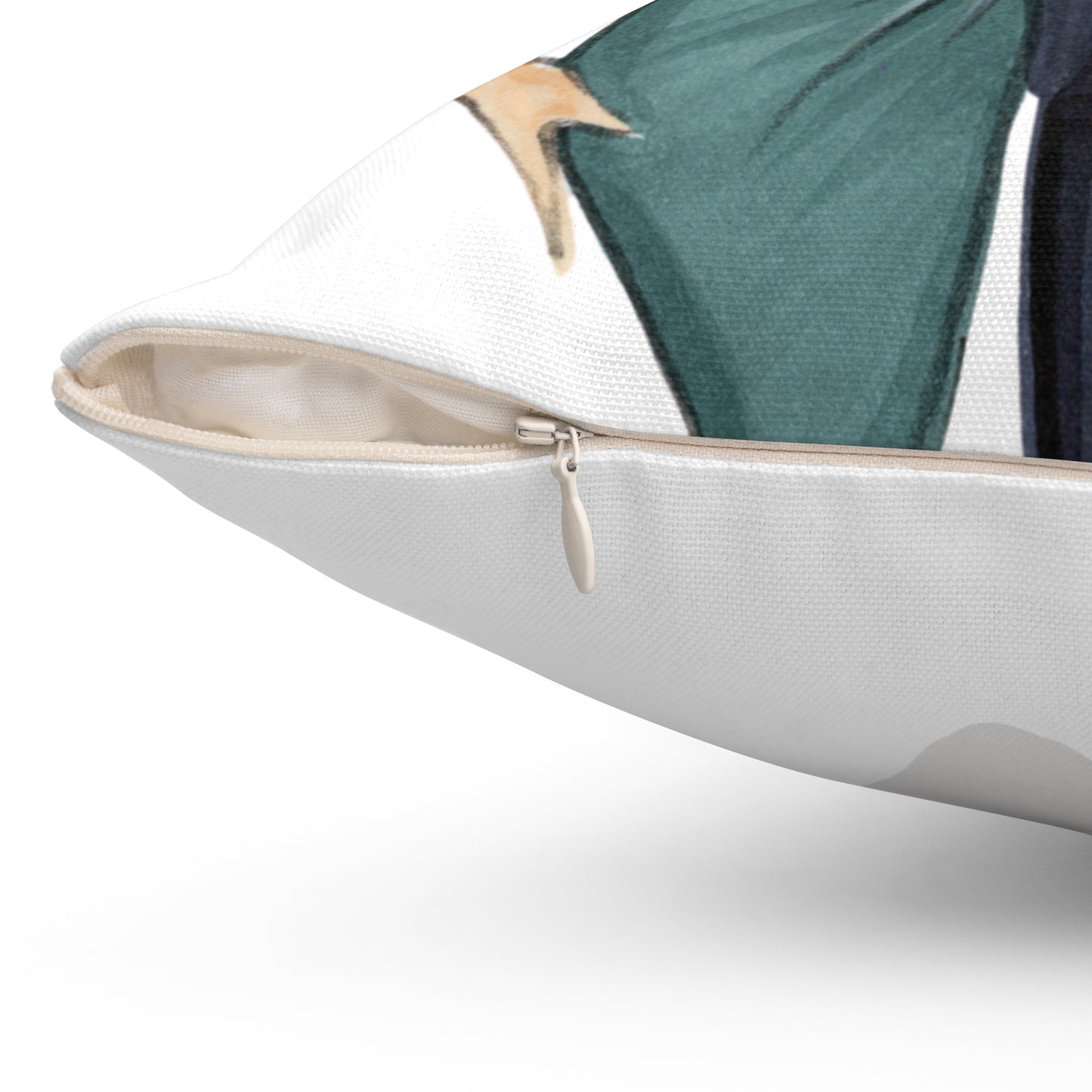 Custom Fashion Illustrated Pillow with Personalized Name & Event Date