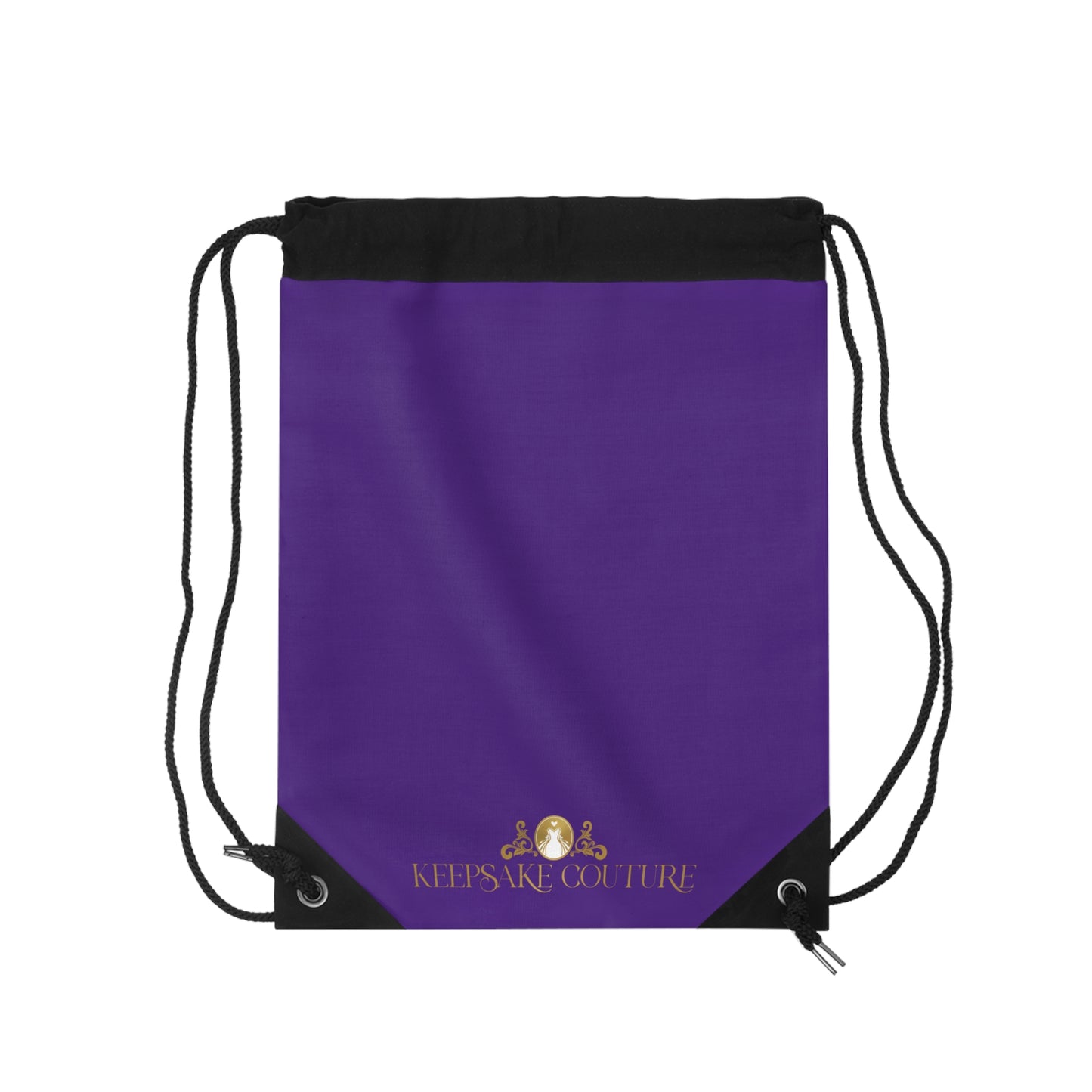 Keepsake Couture Fashion Illustrated Game Day Drawstring Bag - PURPLE TEAMS