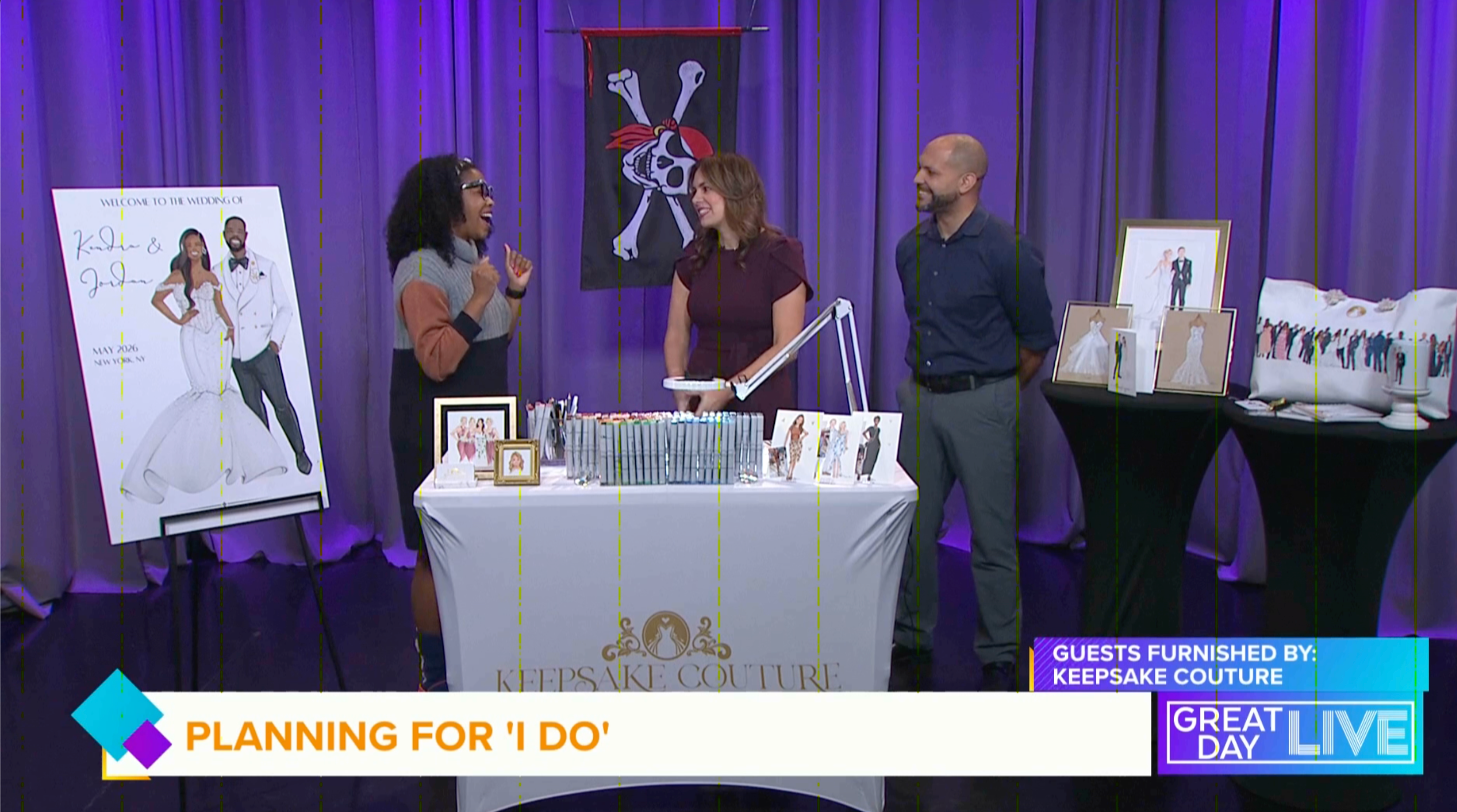 Load video: Keepsake Couture was on the the Great Day Live tv show and shared the story of how our business was born, along with information on the services we offer.